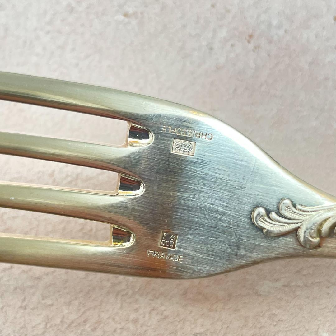 クリストフル マルリー カトラリーセット 5点 IOC ナイト刻印 純銀使用