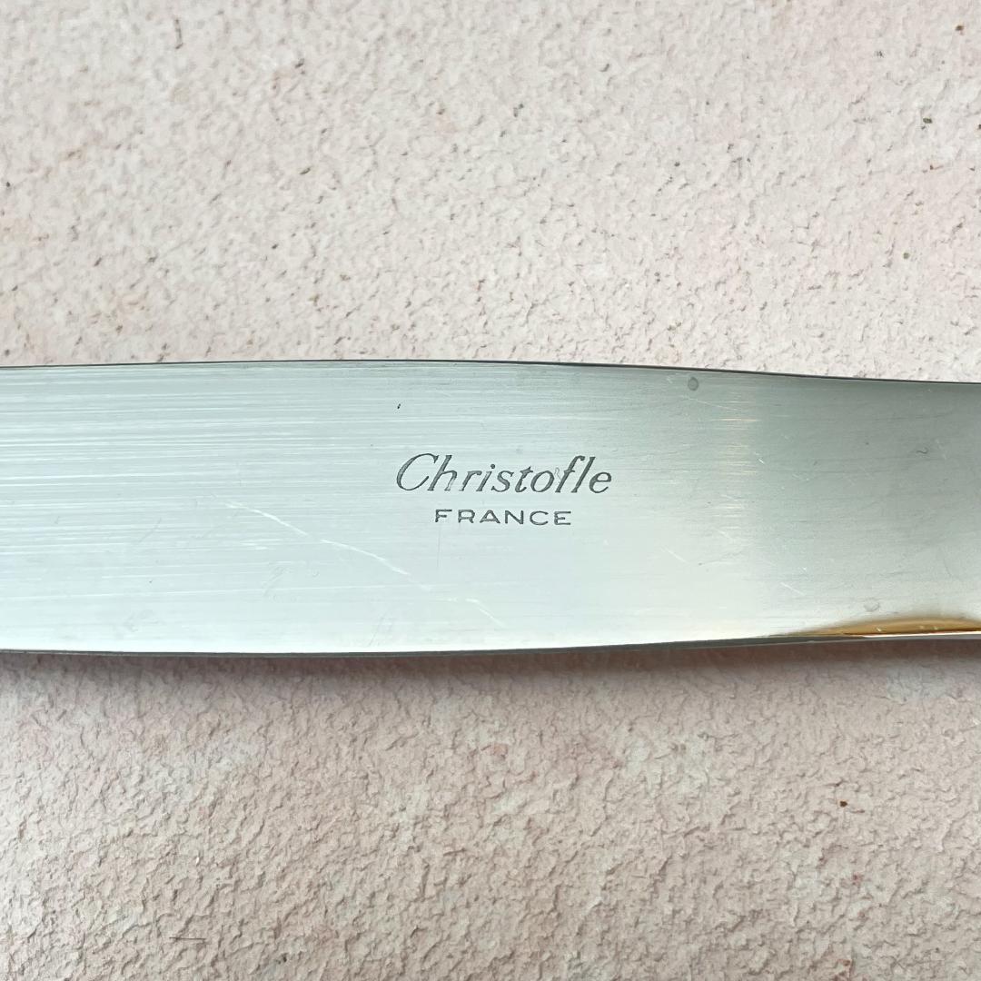 クリストフル マルリー カトラリーセット 5点 IOC ナイト刻印 純銀使用