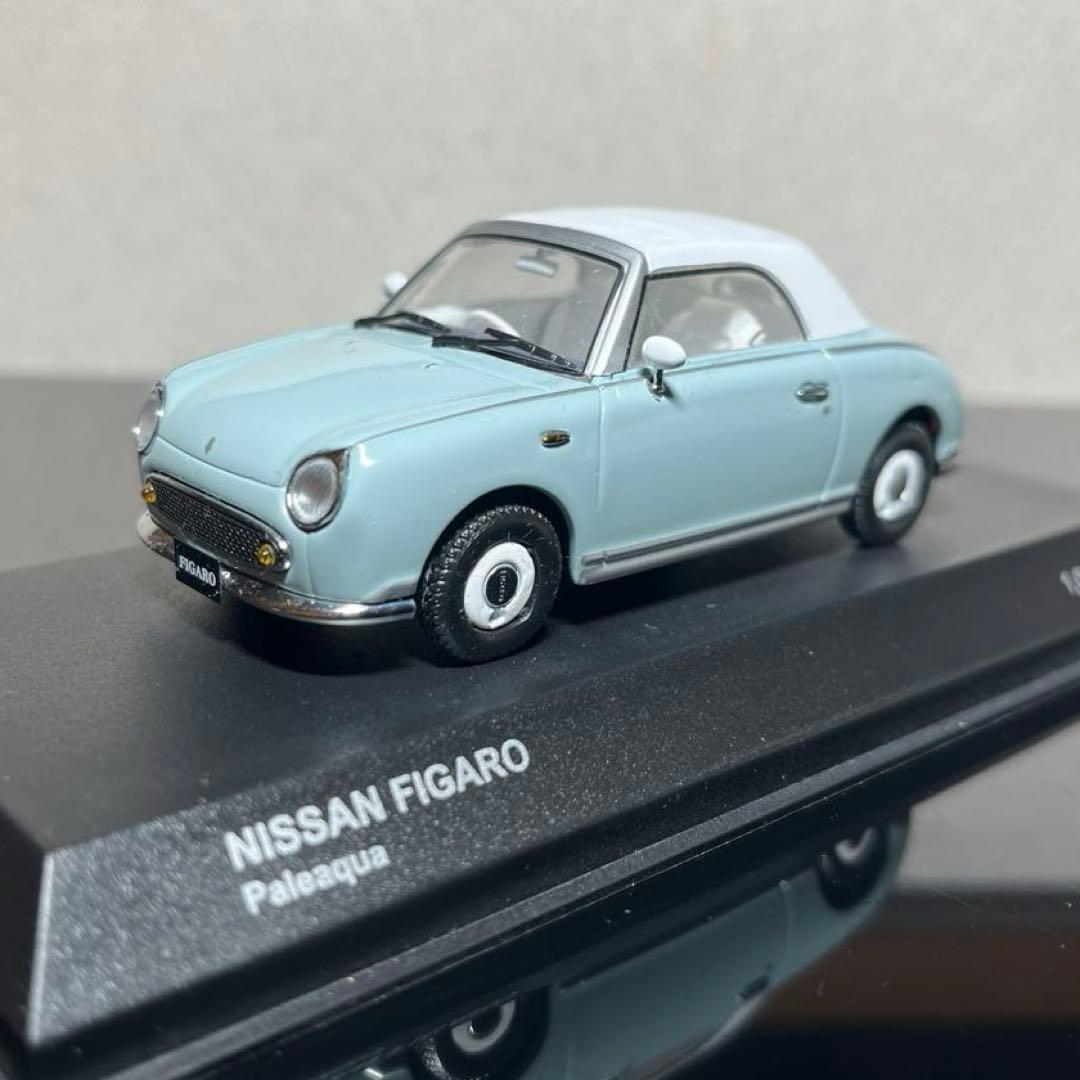 レア❗️ミニカー 1/43 京商 日産 フィガロ クローズドキャンパス
