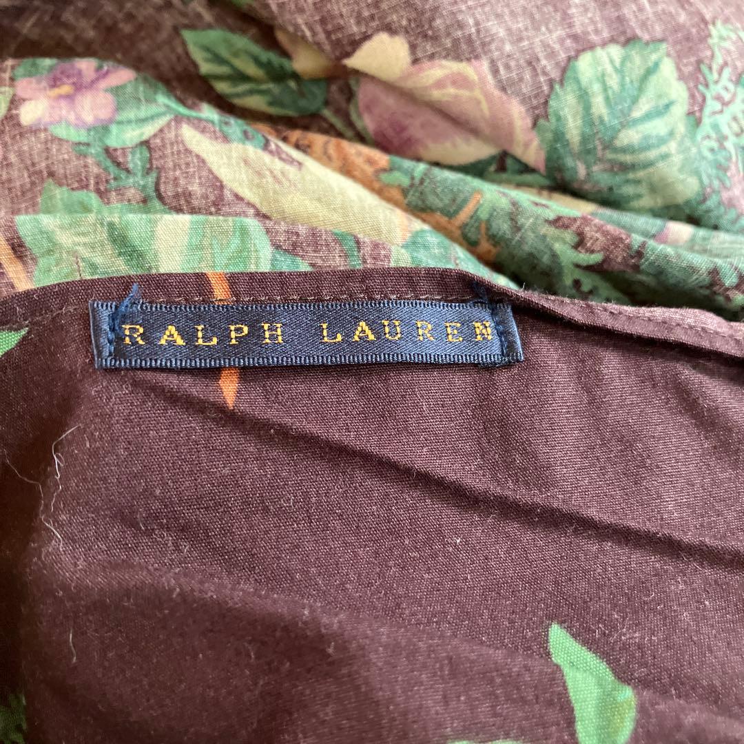 ラルフローレン　掛け布団カバー　クィーンサイズ　　美品　秋色