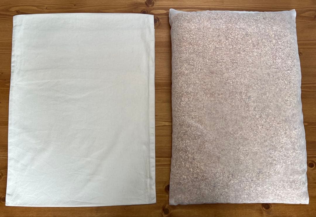 【美品】ひのきアロマ枕 Conoca＋追加ひのきチップ