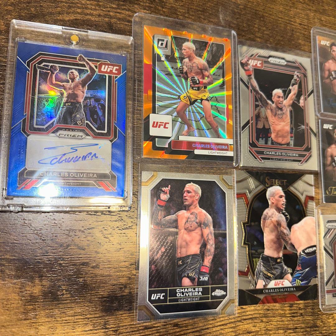 UFCチャールズ・オリベイラ サインカードセット rizin 朝倉未来 平本蓮