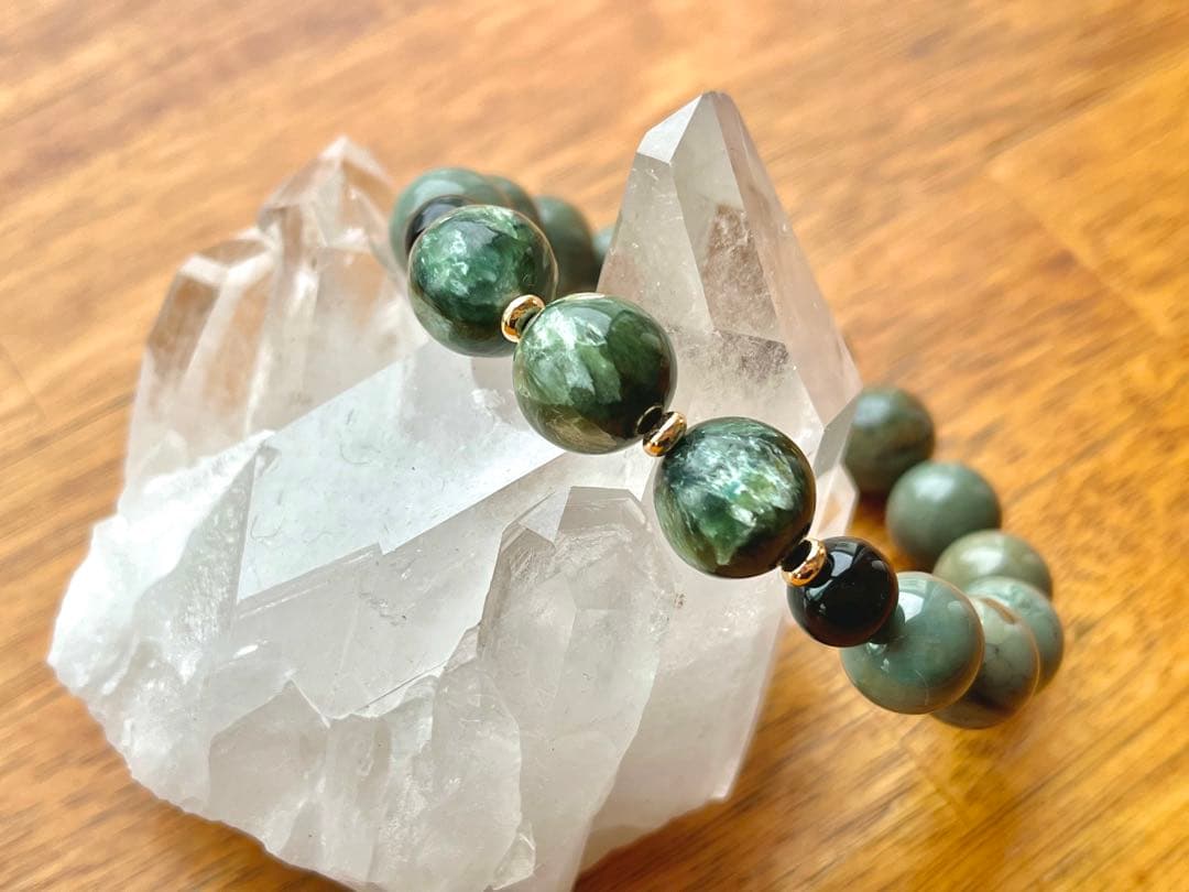 天然石ブレスレット　満月浄化