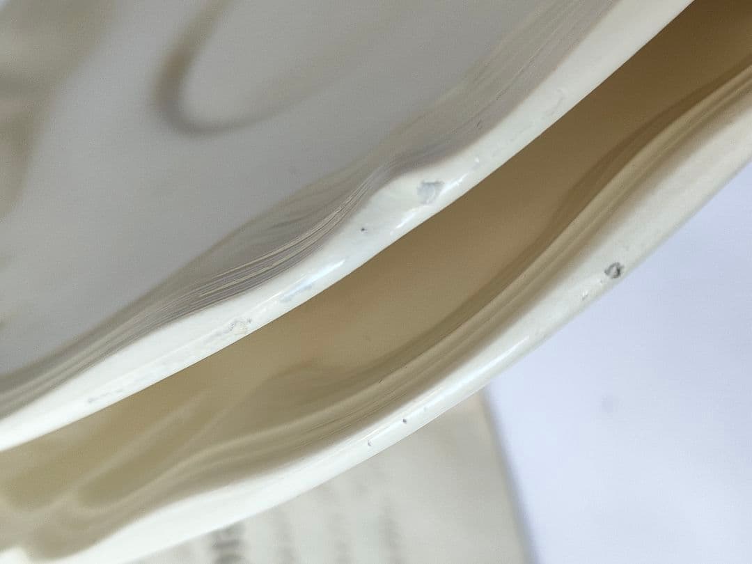 サルグミンヌ　花リム　大きなショコラカップ　２客　フランスアンティーク