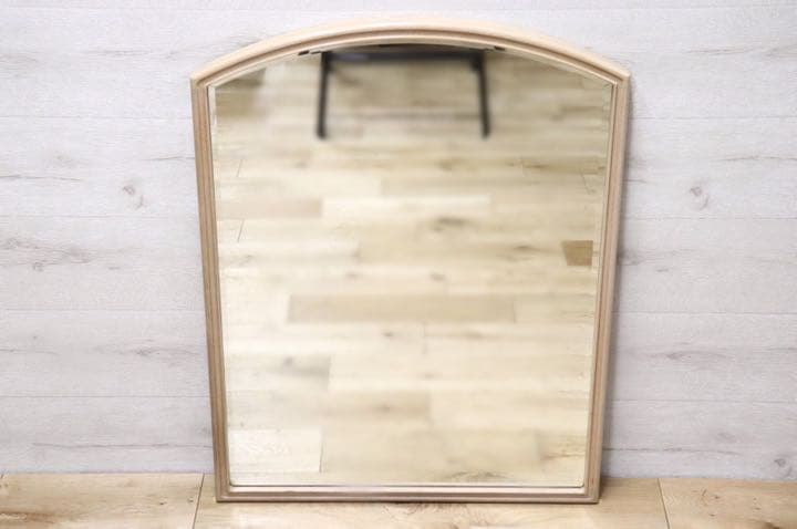 GMET380R○壁掛けミラー ウォールミラー 鏡 姿見 シンプルモダン 木製フ