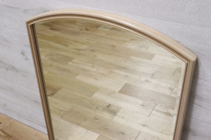 GMET380R○壁掛けミラー ウォールミラー 鏡 姿見 シンプルモダン 木製フ