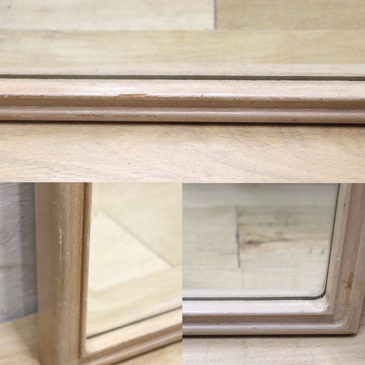 GMET380R○壁掛けミラー ウォールミラー 鏡 姿見 シンプルモダン 木製フ