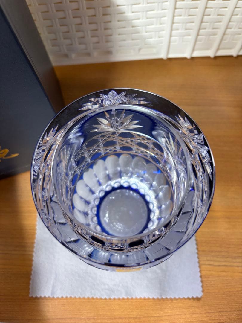 【ヨウコ】江戸切子 花瓶