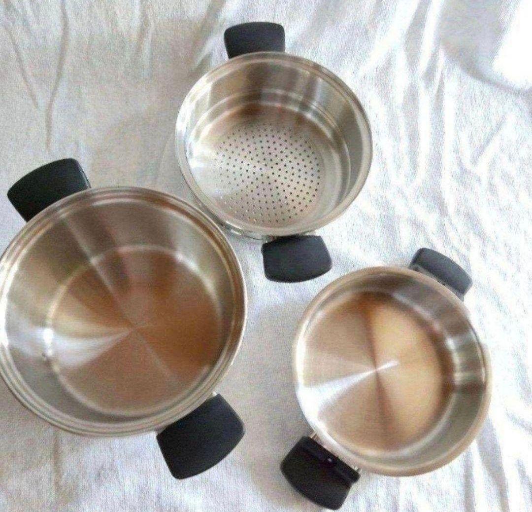 2024年製18/8ステンレス鍋 アムウェイ 4L 鍋セット Amway @