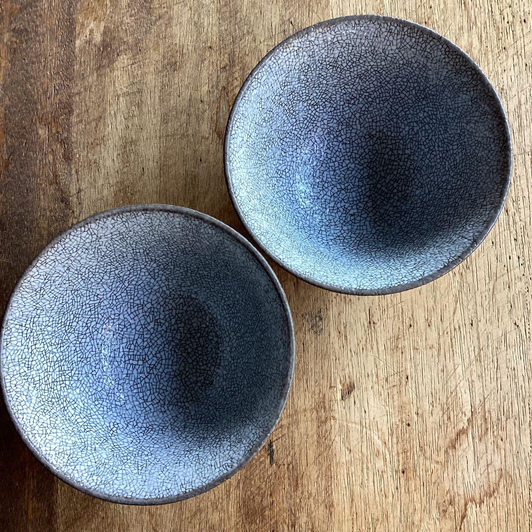 maaaaaaasaです。琉球瑠璃唐草　染付麺鉢4枚他