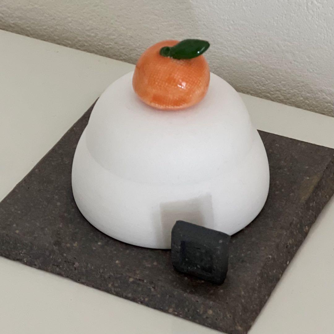 福岡光里ぐいのみ鏡餅2009年版丑うし