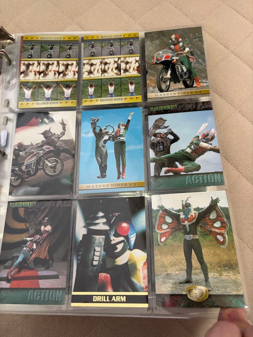 【トレカ】アマダ「仮面ライダー」特製バインダー+特製カード