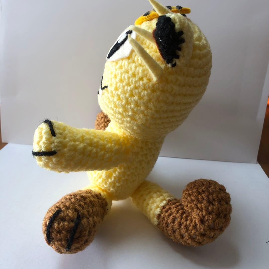 ニャース編みぐるみ ポケモンぬいぐるみ ポケモン編みぐるみ - メルカリ