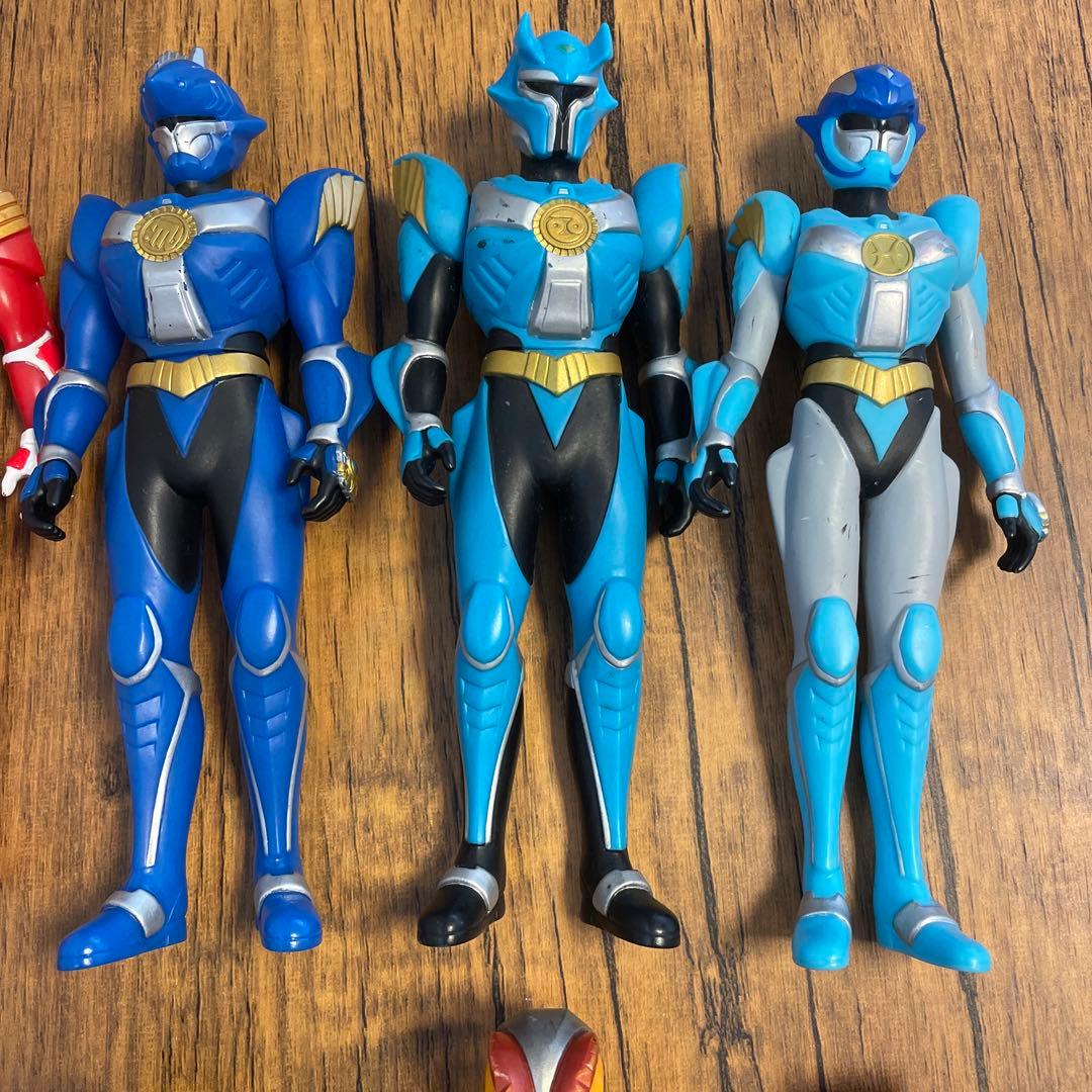 KONAMIコナミ超星神グランセイザー ソフビ人形12体セット - メルカリ