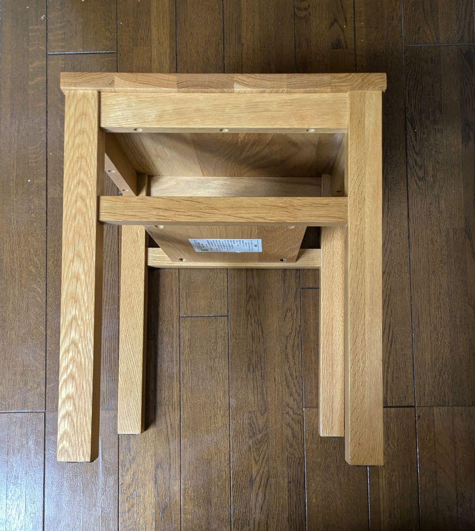 無印良品 オーク無垢材 ベンチ　　サイドテーブル