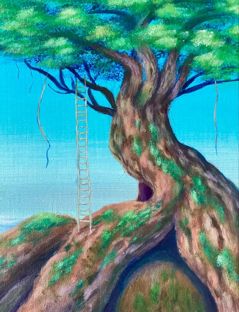 『central point 』アクリル画/風景画/抽象画