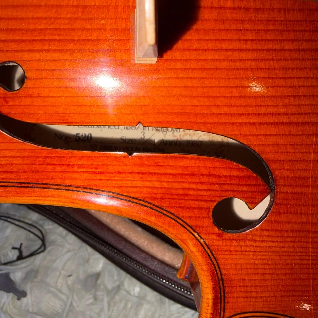 美品】SUZUKI No.520 3/4 バイオリン スズキ - メルカリ