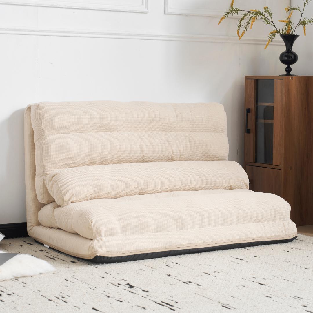 【新品】3WAY折りたたみソファベッド 組立不要 コンパクト省スペース