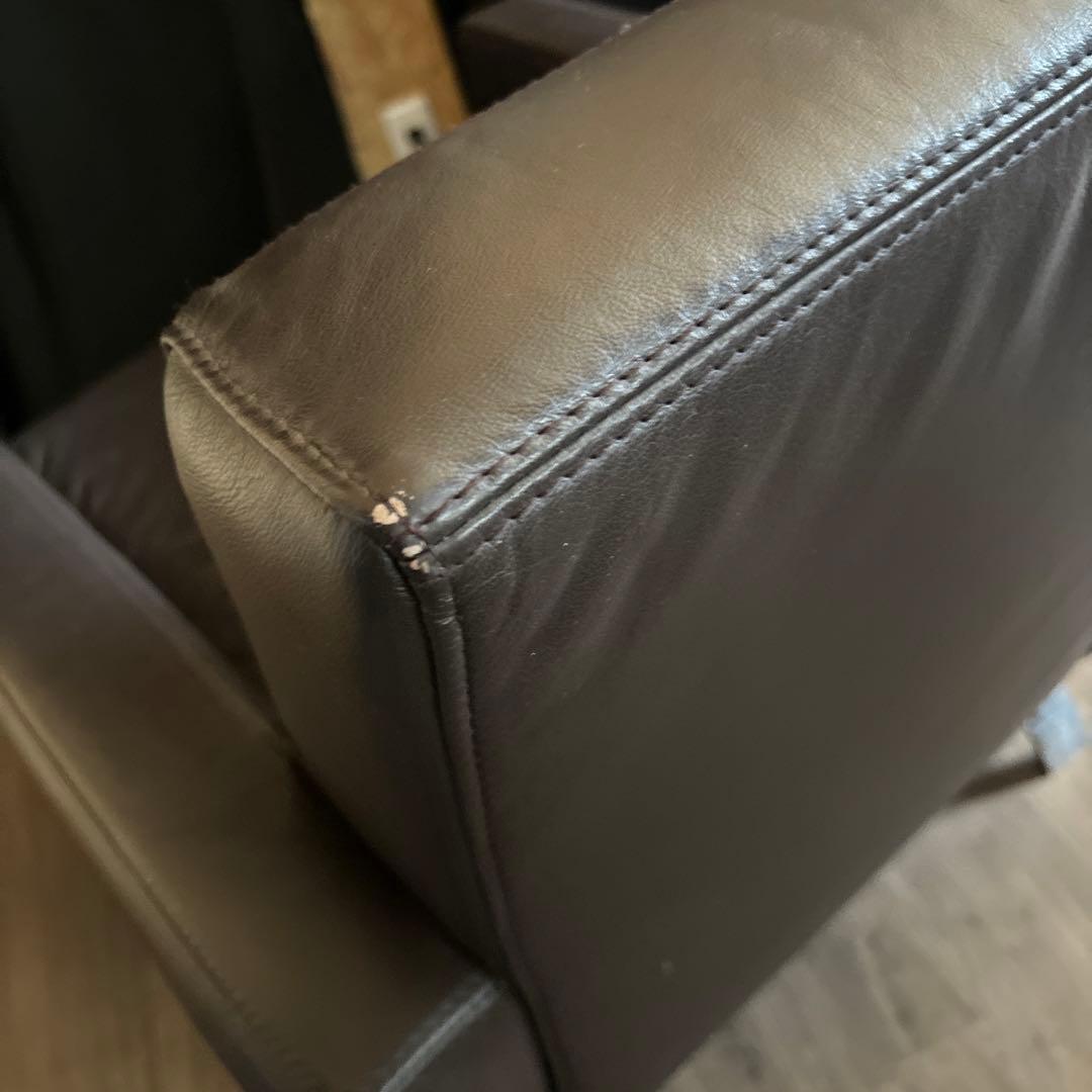 ボーコンセプト チェア 1人掛 シングルソファ レザー ブラウン ワンシーター①