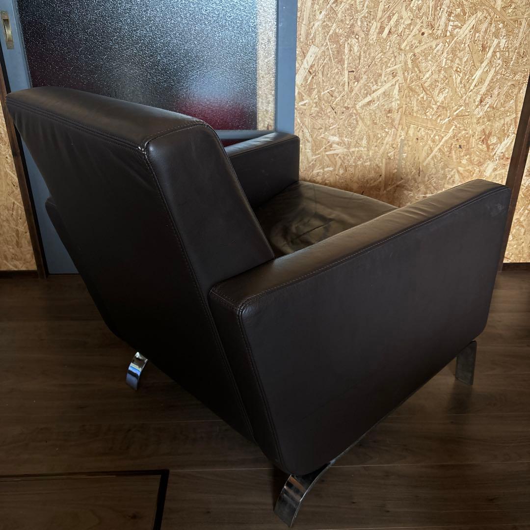 ボーコンセプト チェア 1人掛 シングルソファ レザー ブラウン ワンシーター①