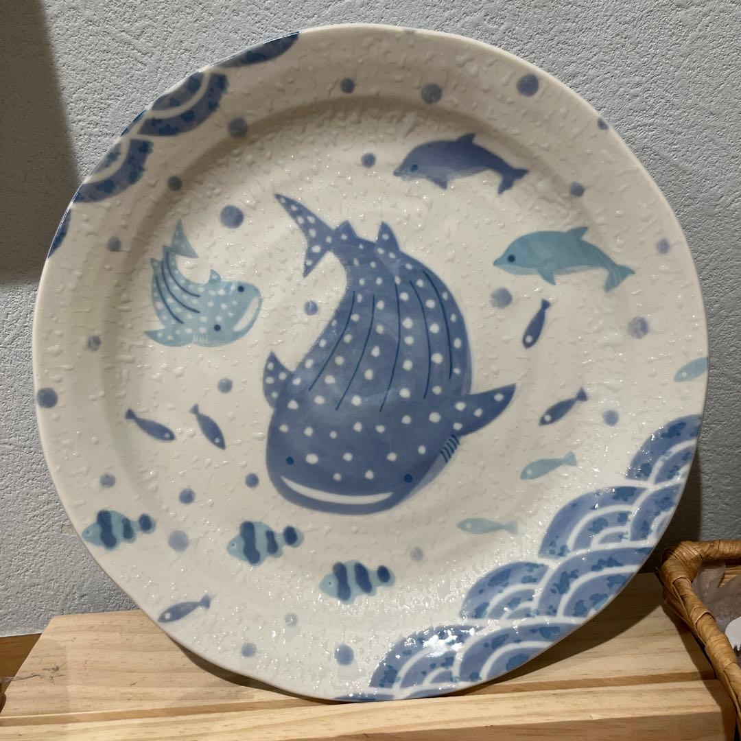 美濃焼 甚兵衛鮫 お皿 4枚 ジンベイザメ - メルカリ
