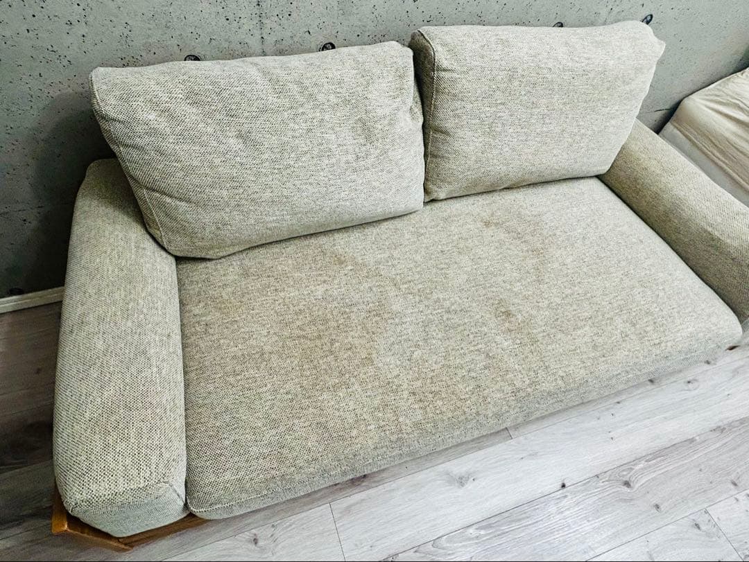 〈送料込み〉unico TREL(トレル) カバーリングソファ 2.5シーター