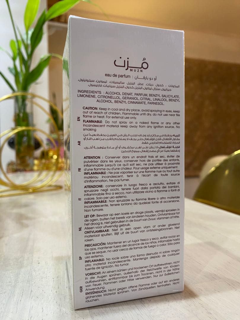 香水(男性用) Ahmed Al Maghribi Muzn