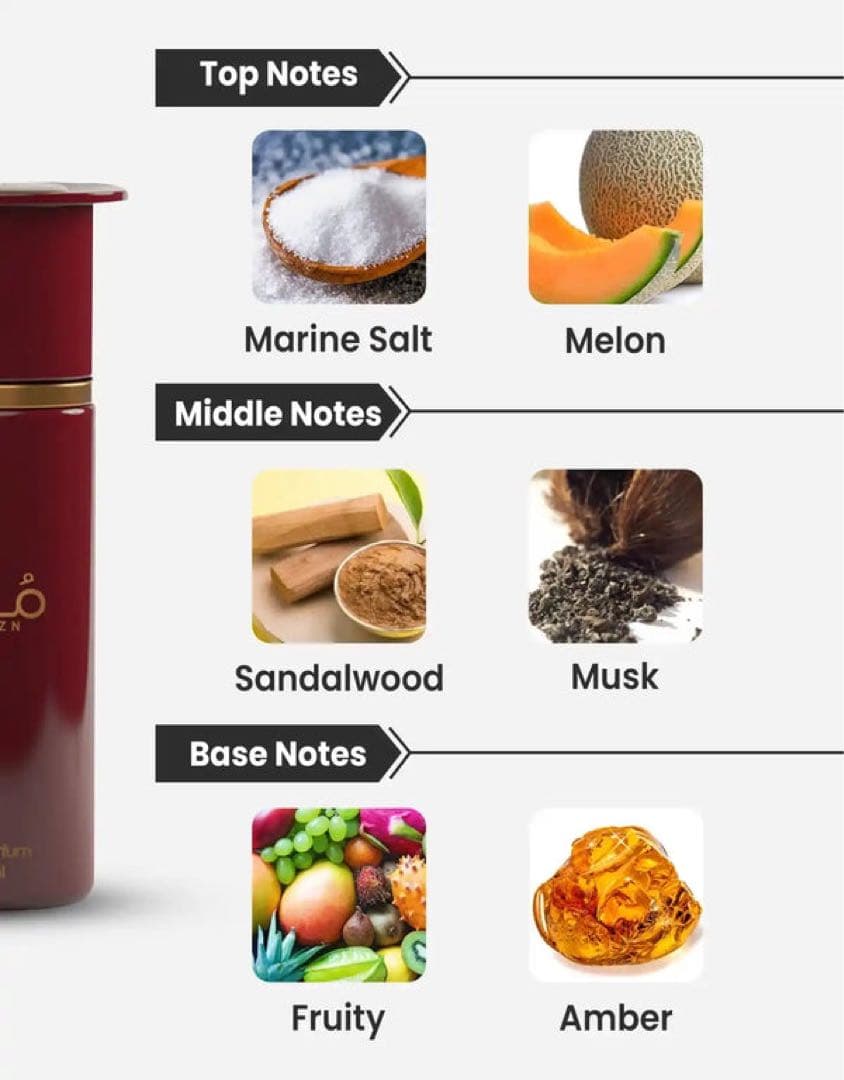 香水(男性用) Ahmed Al Maghribi Muzn