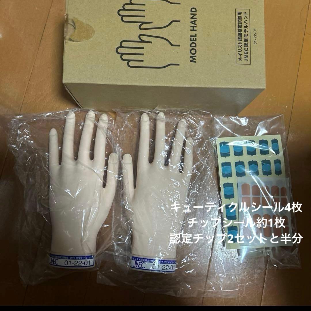 JNEC認定ハンドモデル　ネイリスト技能検定