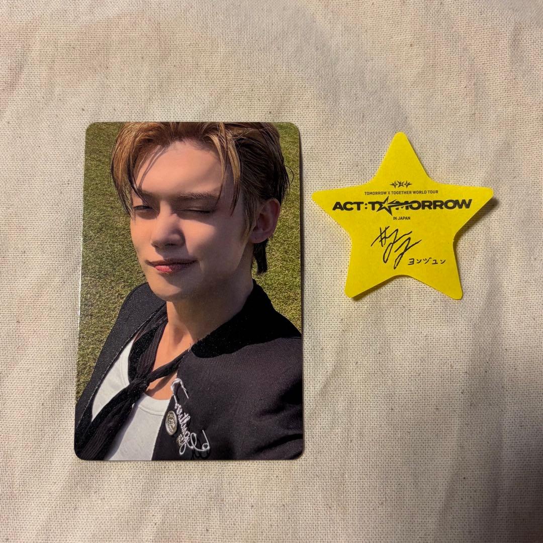 TXT ヨンジュン MOAZONE トレカ FC特典 ACT TOMORROW - メルカリ