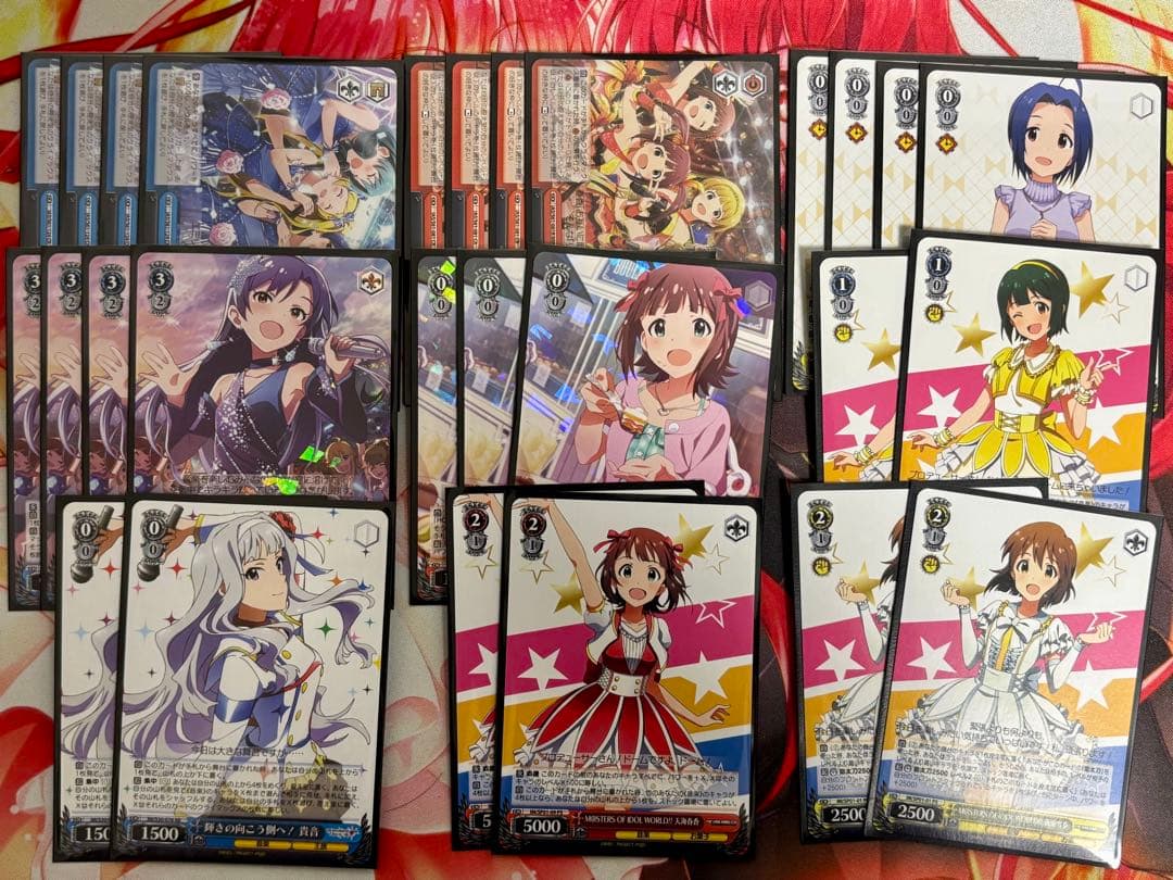 アイドルマスター ヴァイスシュヴァルツ デッキパーツセット 77枚