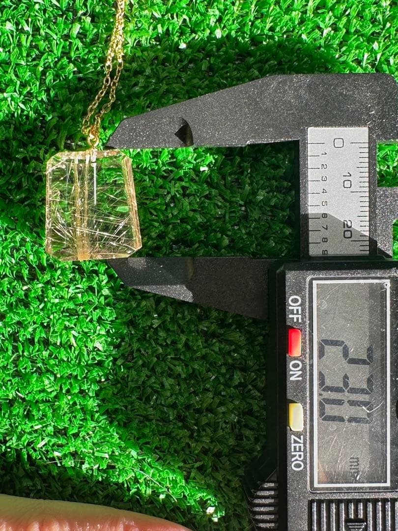 K18 ゴールド ルチルクォーツ ペンダントトップ