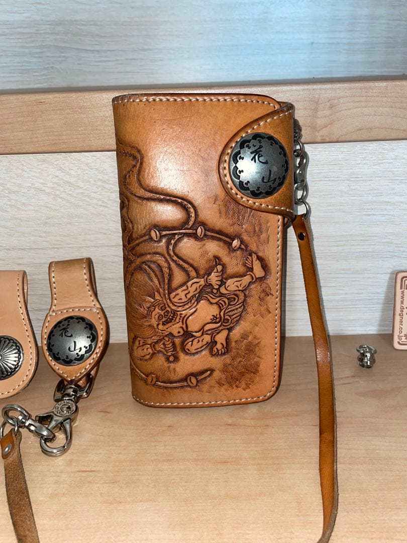 デグナー　花山　雷神　長財布