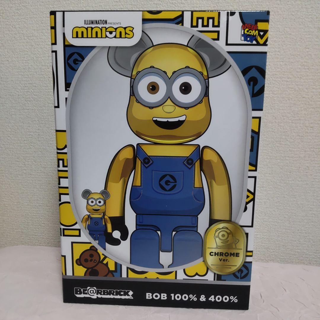 ベアブリック ミニオン ボブ 100%&400% - メルカリ