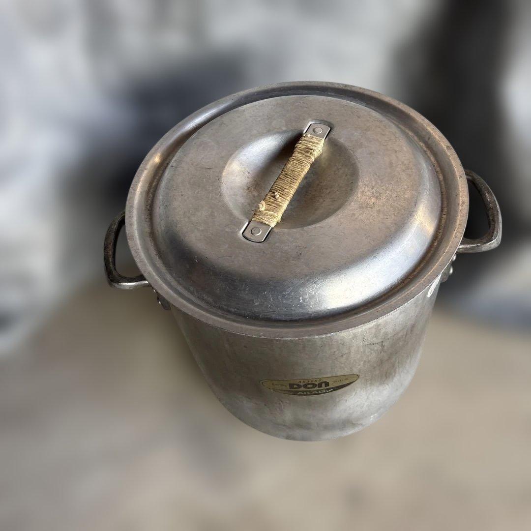 AKAO アカオ DON アルミ寸胴鍋 30cm 蓋付き