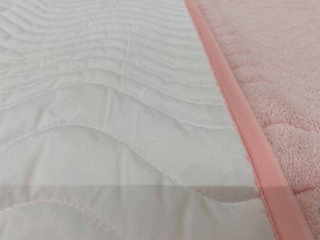 シングルサイズ・ロマンス　綿１００%パイル敷きパッド・日本製・オールシーズン対応