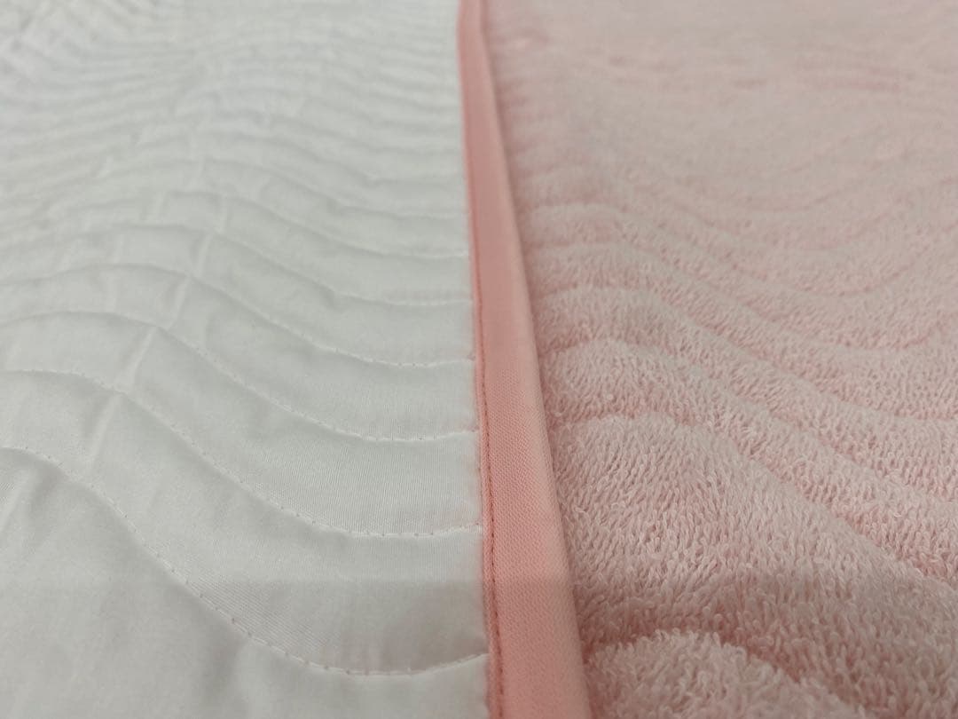 シングルサイズ・ロマンス　綿１００%パイル敷きパッド・日本製・オールシーズン対応