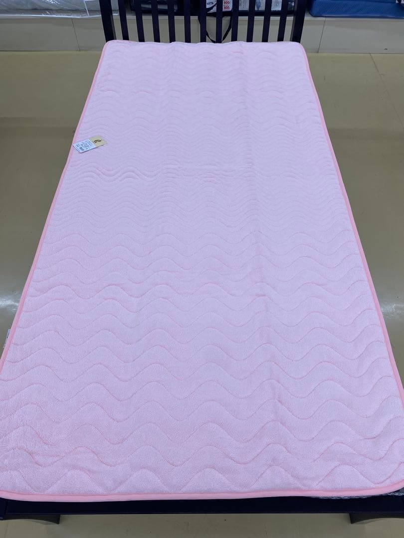 シングルサイズ・ロマンス　綿１００%パイル敷きパッド・日本製・オールシーズン対応