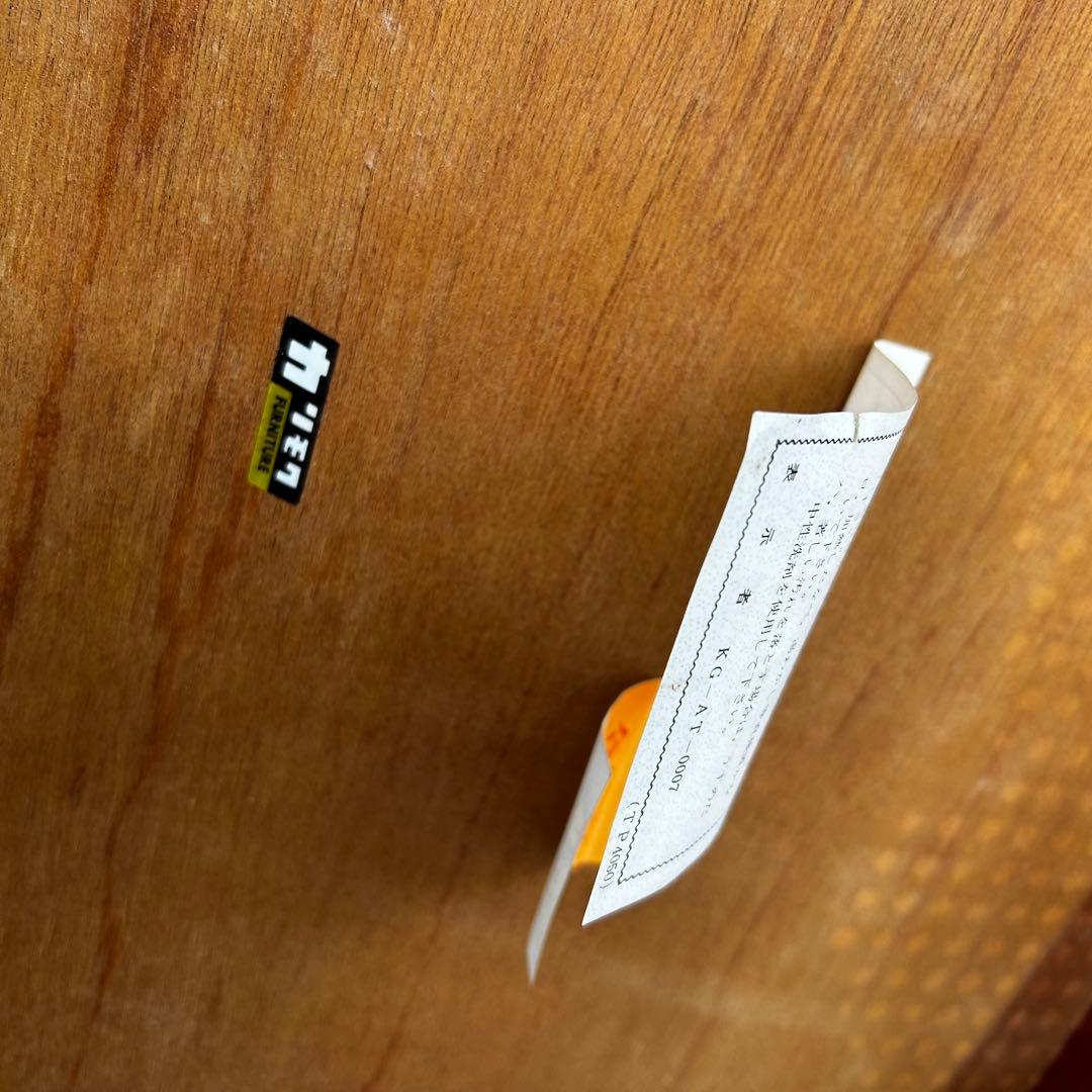 稀少✨送料無料❣️karimoku 猫脚 ガラステーブル ローテーブル ラタン棚付