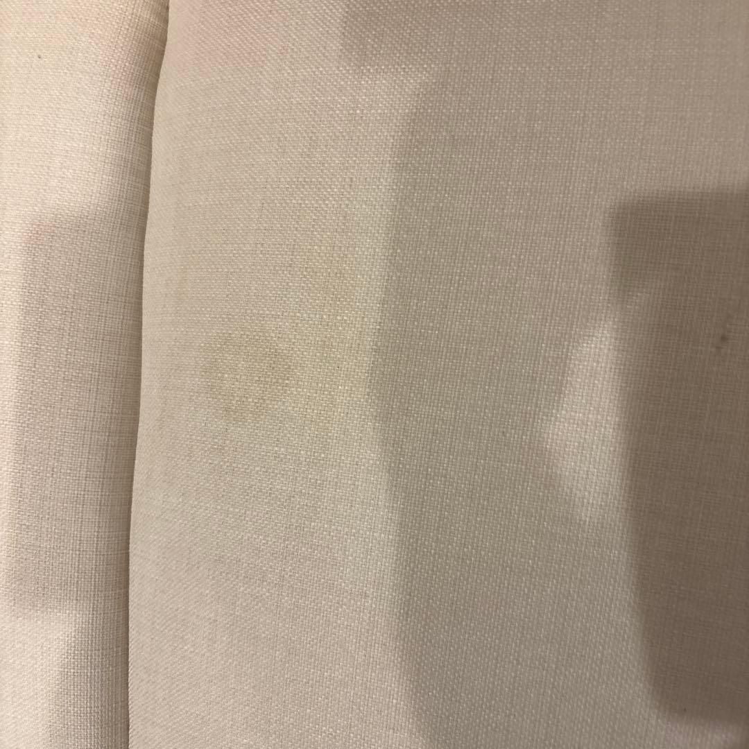 ホワイト 布製 2人掛けソファ