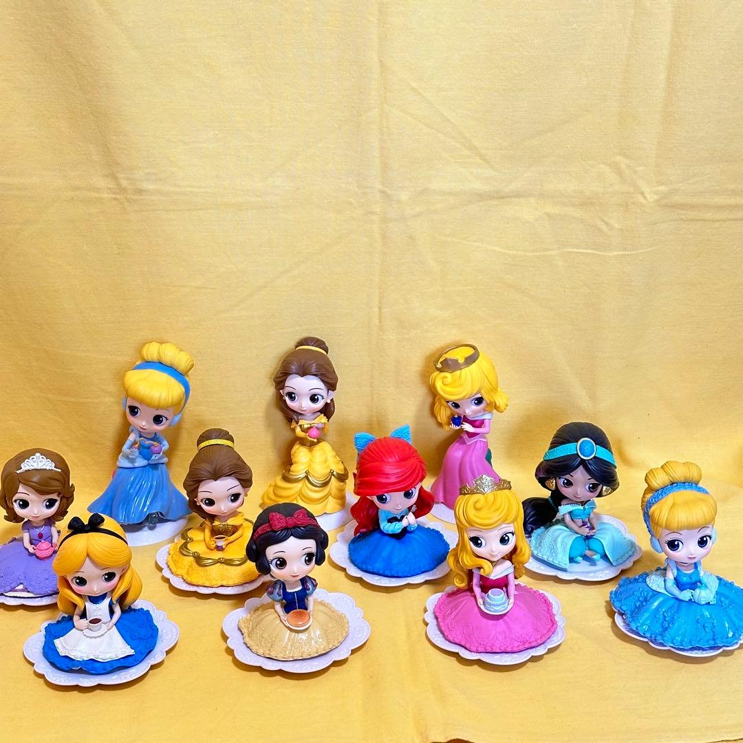 Qposket ディズニープリンセス フィギュア 12体セット - メルカリ