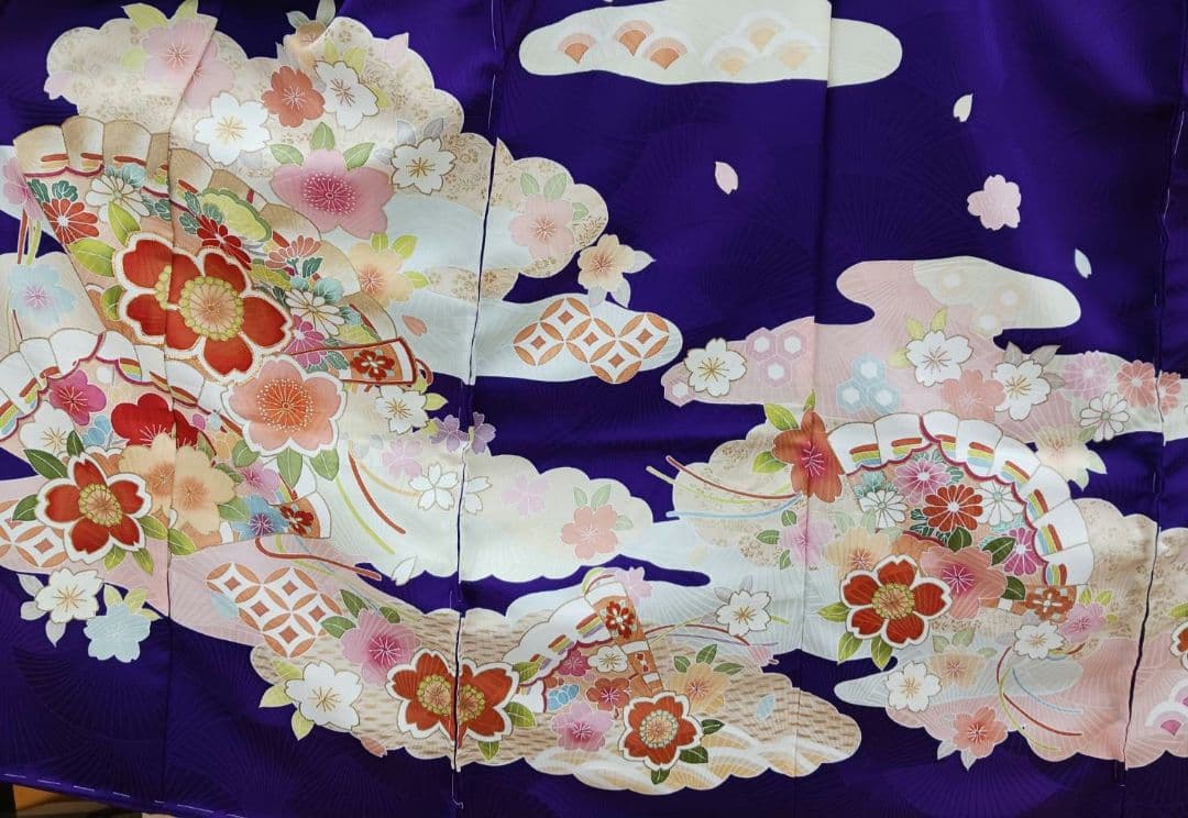 特選 京友禅 七歳お祝い着物 オーダー品