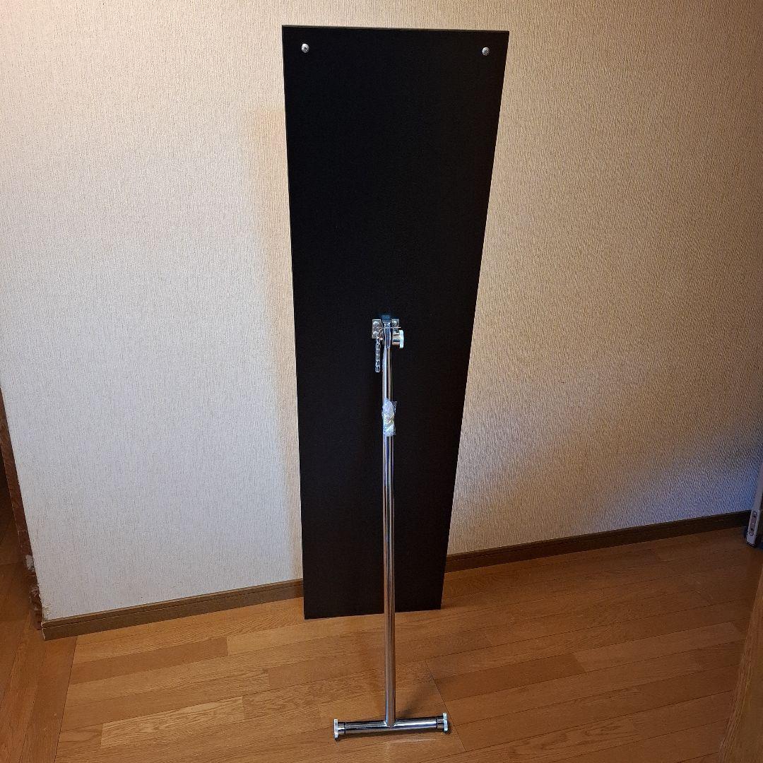 大きめスタンドミラー シンプルデザイン　ノンフレームミラー　姿見　全身鏡