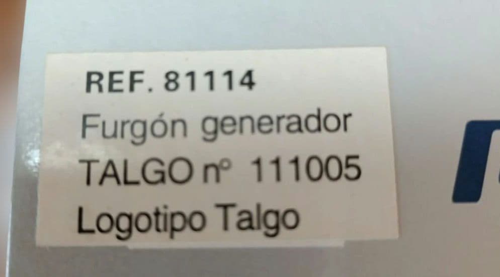 Mabar スペイン国鉄 タルゴ電源車 - メルカリ