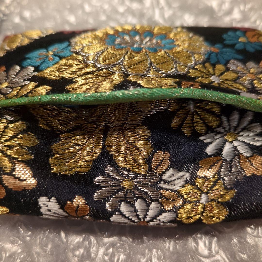 ティッシュケース 箔刺繍入り 着物素材 オーダーメイド セット バラ売り可