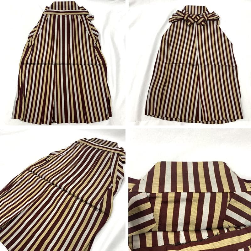 505ab14■七五三 五歳 男児 着物&羽織&袴&角帯 刺繍 虎■状態良好