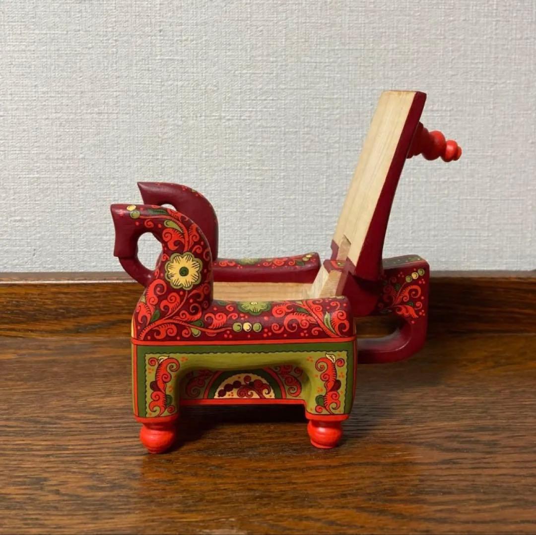 ロシア雑貨☆馬型ジュエリーBox 小物入れ horsesオリガ作 マトリョーシカ