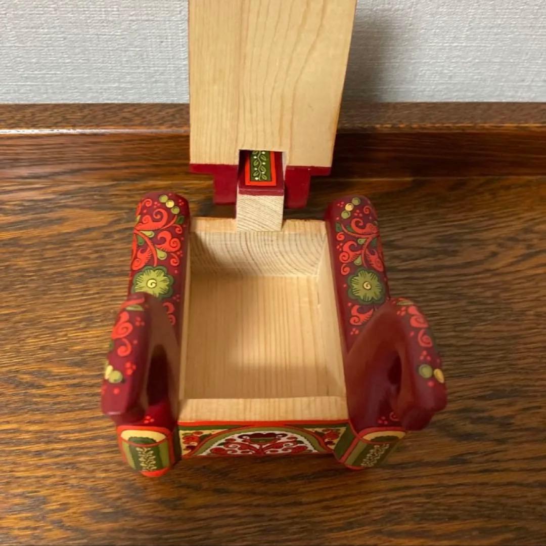 ロシア雑貨☆馬型ジュエリーBox 小物入れ horsesオリガ作 マトリョーシカ