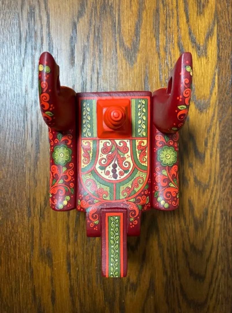 ロシア雑貨☆馬型ジュエリーBox 小物入れ horsesオリガ作 マトリョーシカ