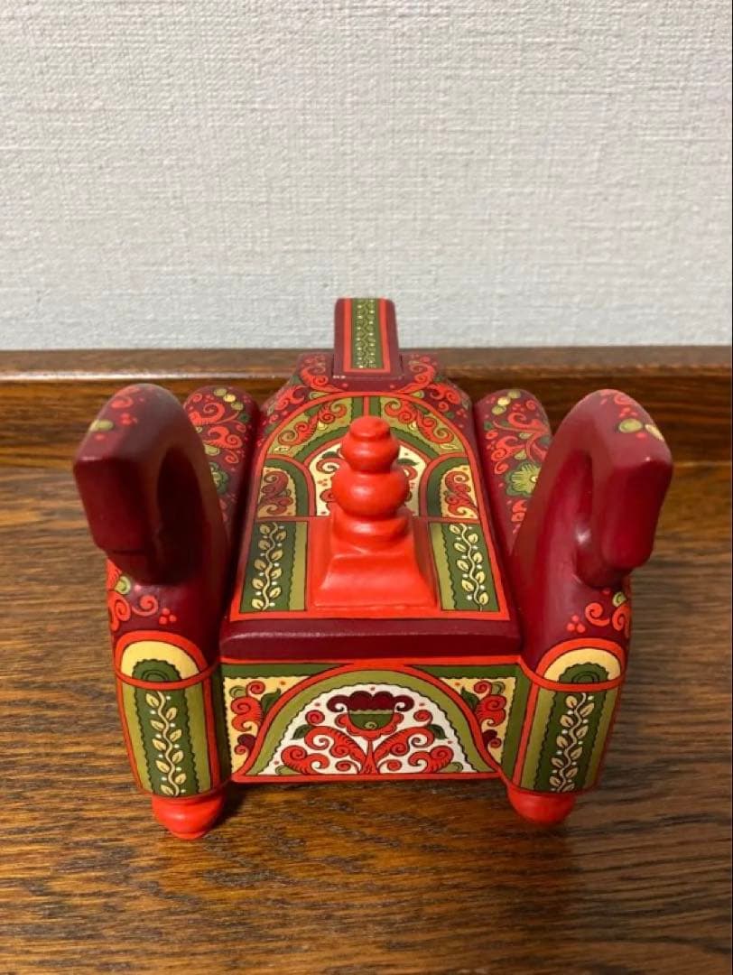 ロシア雑貨☆馬型ジュエリーBox 小物入れ horsesオリガ作 マトリョーシカ